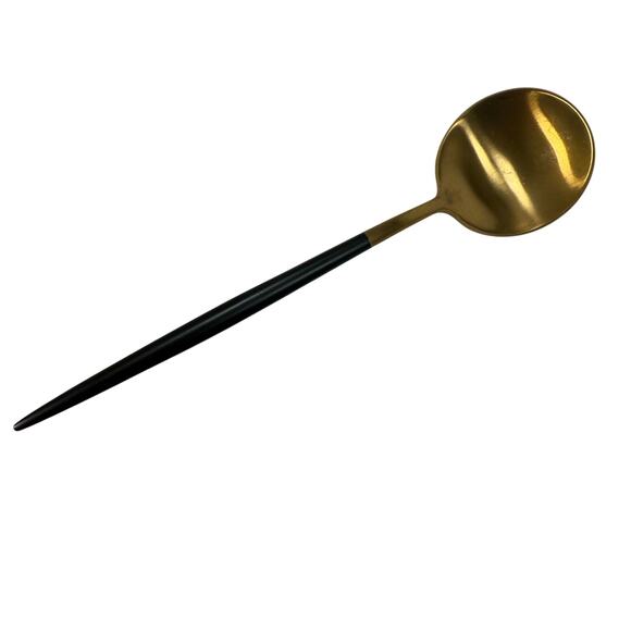 Set of 12 Brass Bar Spoons Vintage Cocktail Mixing Stirrers Gold & Black - Picture 3 of 5